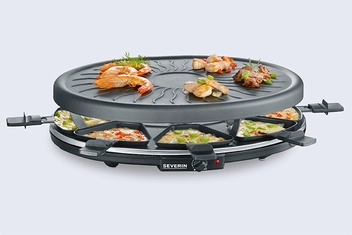 Runder Raclette-Partygrill 