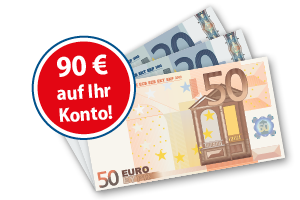 90 Euro Bargeld